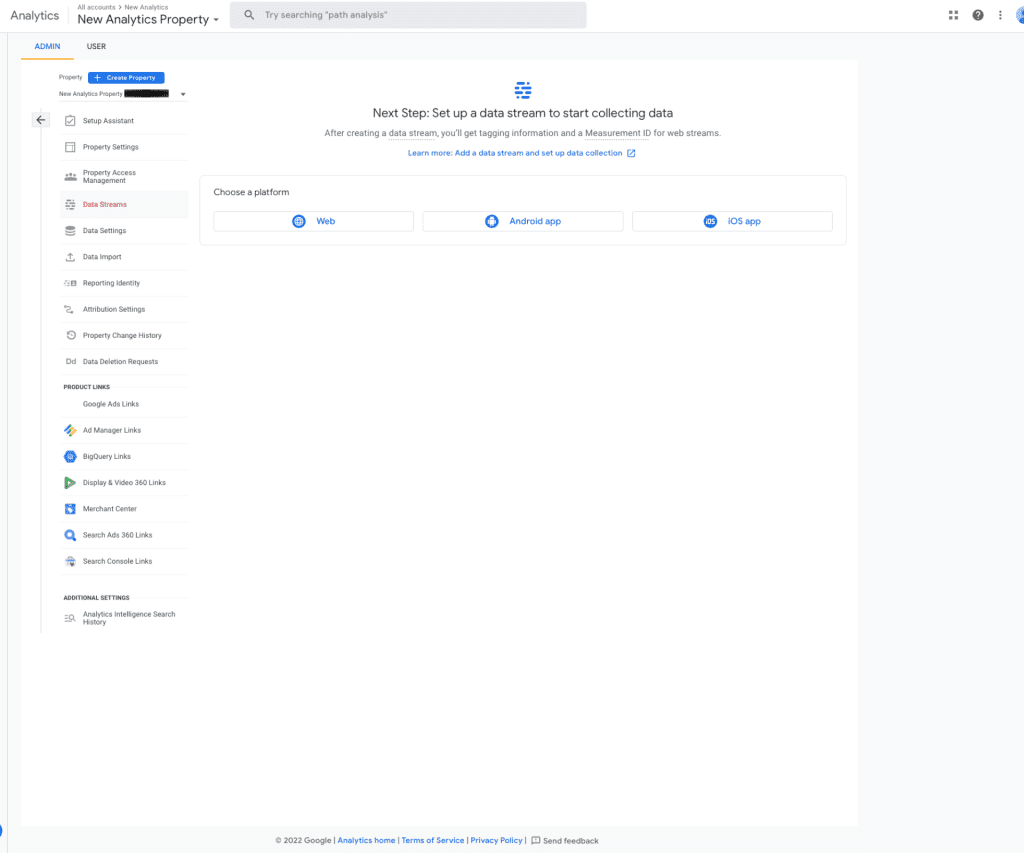 How To Add A Data Stream Step 1