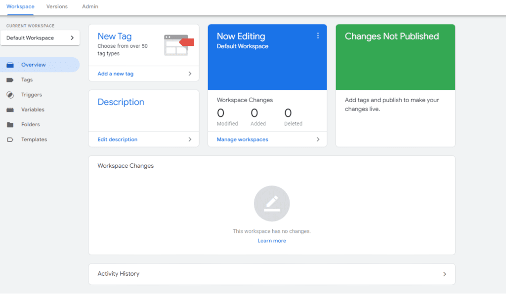 Tag Manager Step 1 1 1024x598 How To Link Google Tag Manager With GA4 Step 2