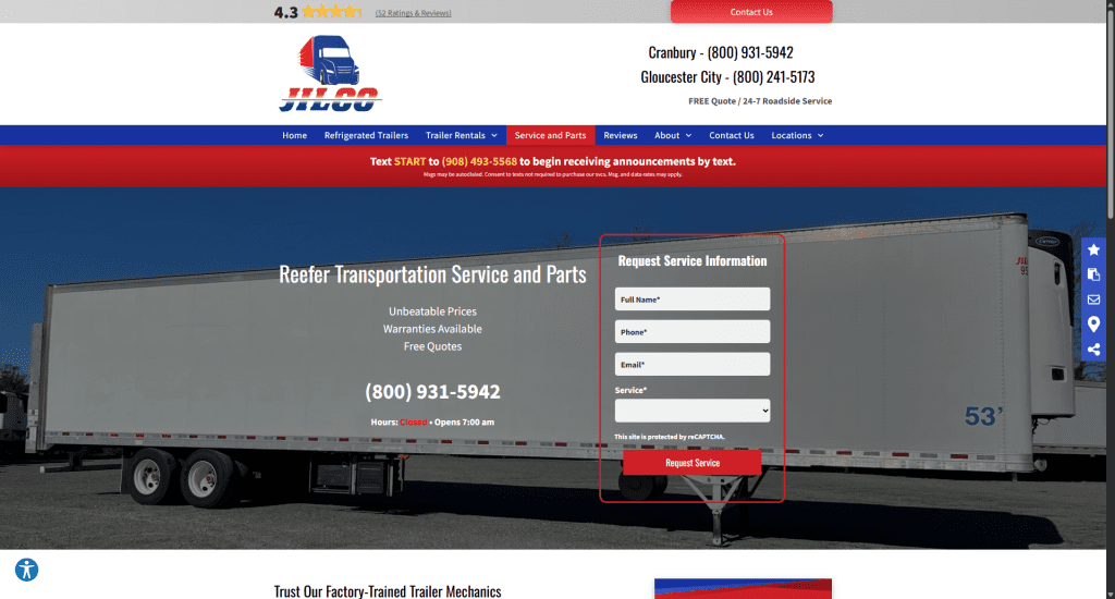 Reefer Transportation New York NY Philadelphia PA 07 21 2025 04 28 PM