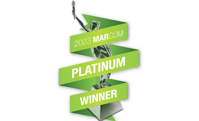2023 MarCom Platinum Award Winner